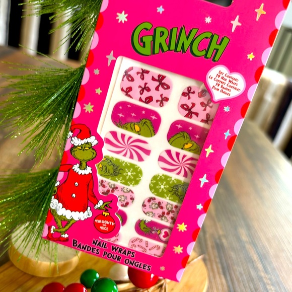 Other - Grinch Nail Wraps